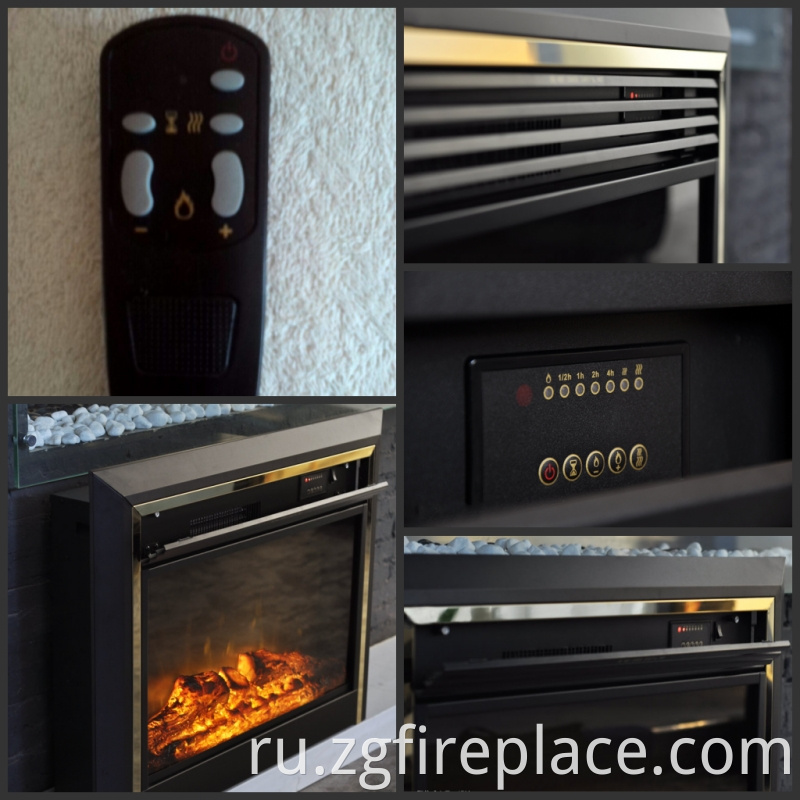 Details Of Q 02 Golden Fireplace